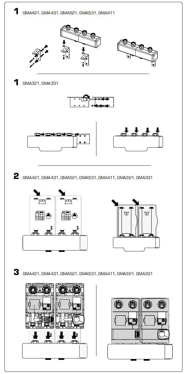 ESBE GMA421 Circuit Heating Manifold-8