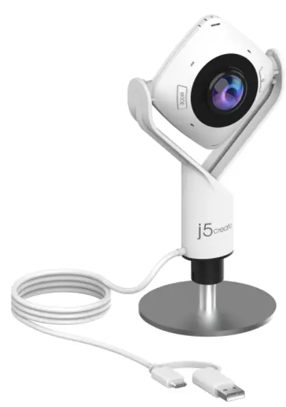 j5Create 360° All Around Webcam JVCU360