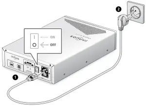 innuos PHOENIX USB Clocker - Connect PhoenixUSB to mains power