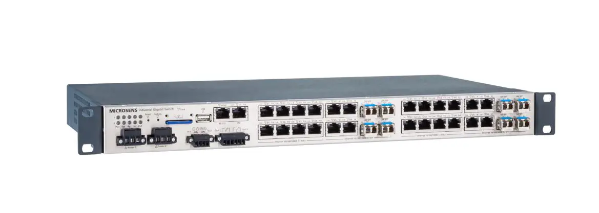 Microsens Ruggedized 19 Inch Gigabit Ethernet Switch With 10g Uplink Ports User Guide