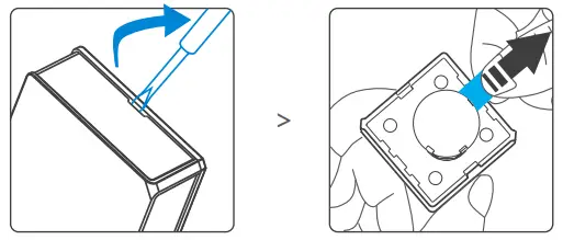 Pull out the battery