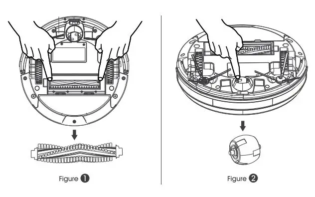 ZACO A4S Robotic Vacuum Cleaner User Manual - Fig 1,2