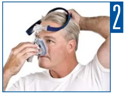 ResMed Mirage SoftGel Nasal Mask - Disconnec tthe lower