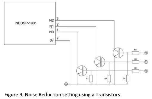 Figure 9 Noise Reduction setting using a Transistors