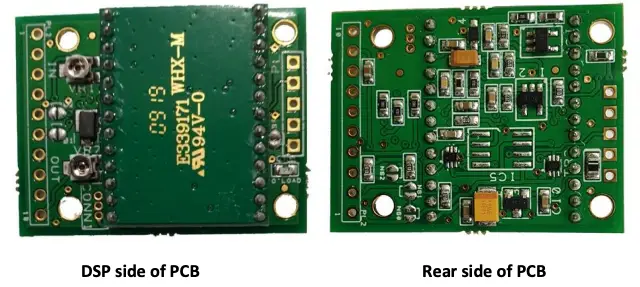 Sides of PCB