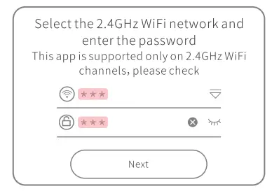 NEEWER WRP18 Smart Ring Light - password 2