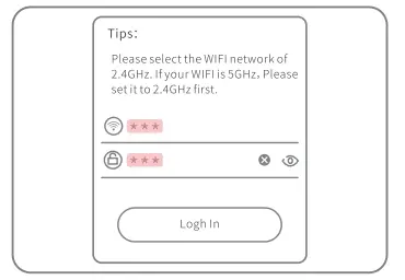 NEEWER WRP18 Smart Ring Light - password.