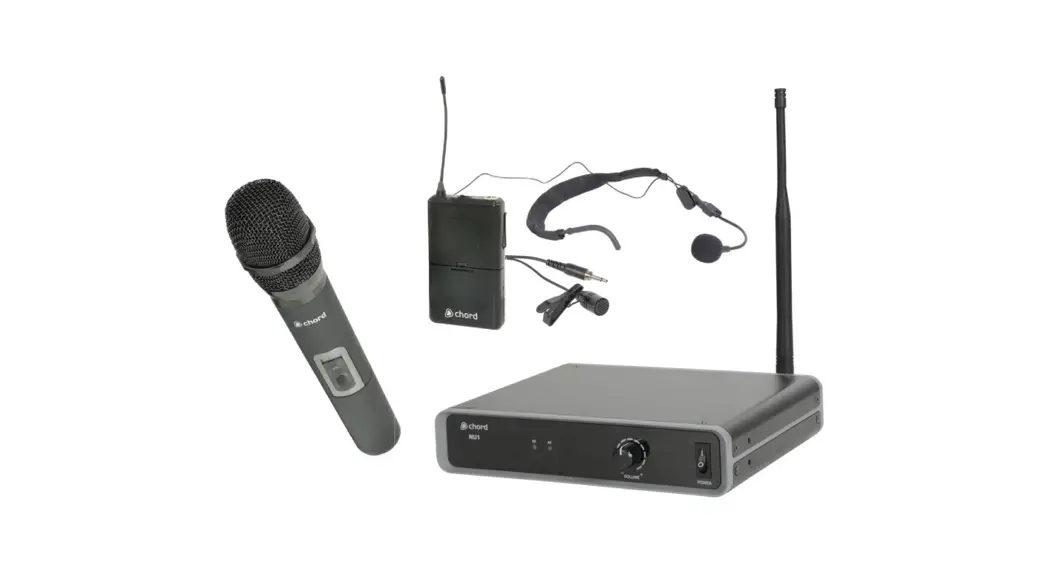 Chord 171.981uk Nu1 Dual Uhf Wireless System User Manual