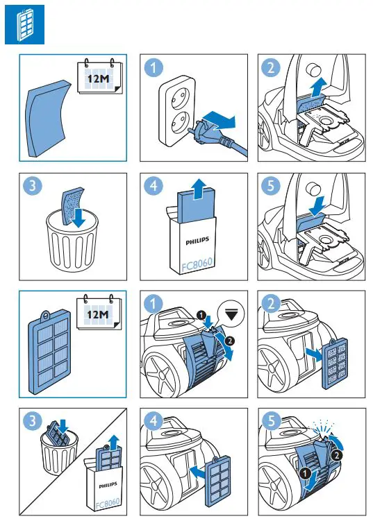 diagramPHILIPS Vacuum Performer Expert - Product Overview 7
