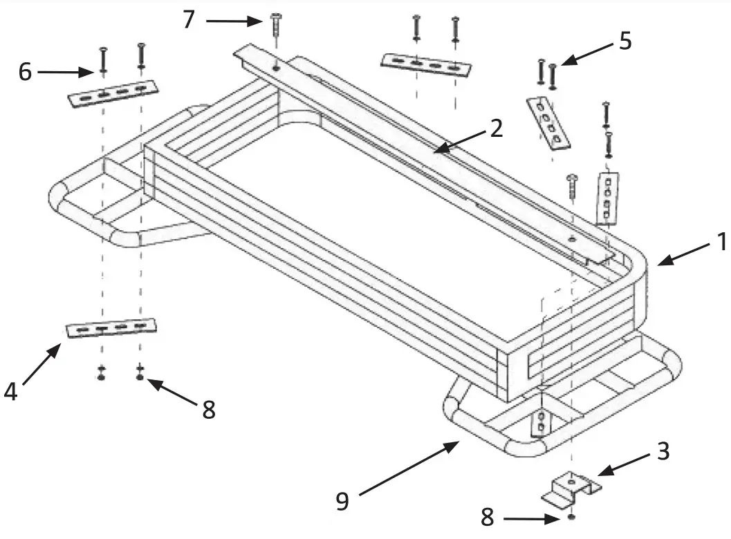 HAMRON 012462 Front Cargo Basket For ATVS - fig1