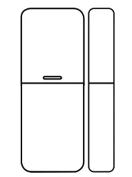 Shenzhen Daping Computer DP-07D 433mhz Door Sensor- Install 3