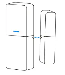 Shenzhen Daping Computer DP-07D 433mhz Door Sensor- Install the device 2