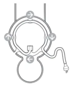 Adjust the cable length