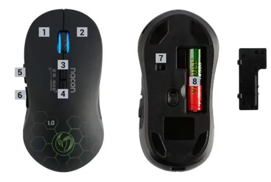 nacon GM 180 Wireless Gaming Mouse - figure 1