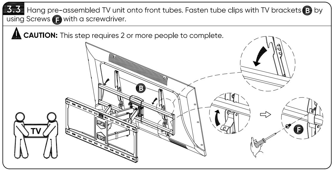 onn 100027961 50-Inch Full Motion TV Wall Mount User Guide - Hang and Secure TV on Wall Plate