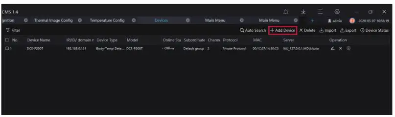 D-Link Group Temperature Screening Camera Kit - Add Device 2