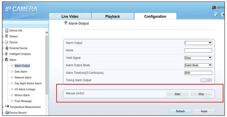 D-Link Group Temperature Screening Camera Kit - Alarm Configuration 4
