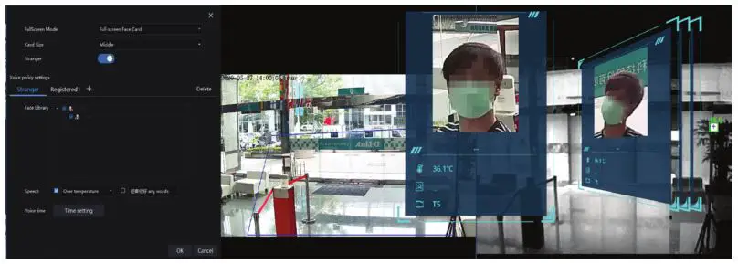 D-Link Group Temperature Screening Camera Kit - Face Recognition side panel