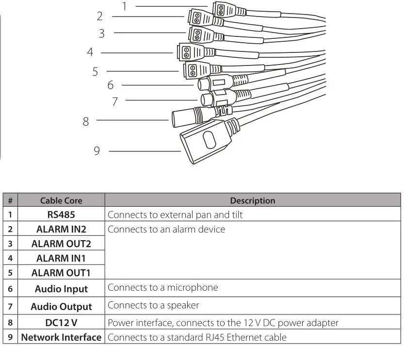 D-Link Group Temperature Screening Camera Kit - Interface Connectors