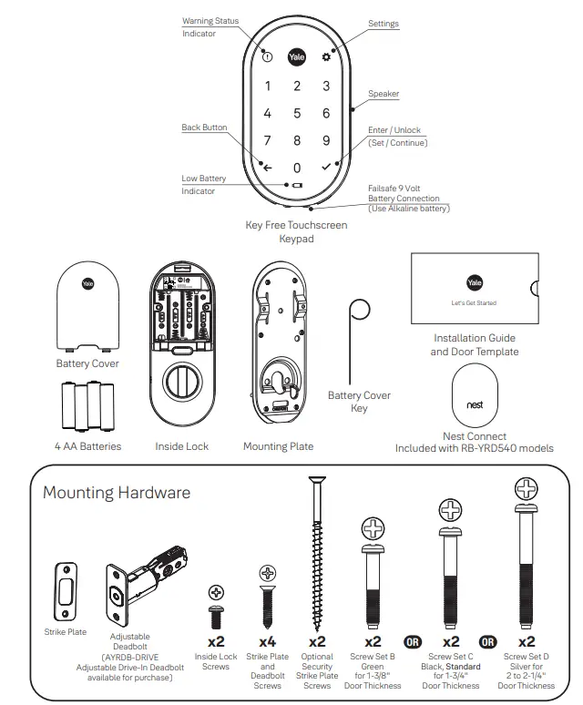 Google-Nest-x-Yale-Lock-smart-Deadbolt-Lock-2