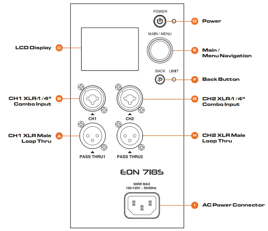 JBL EON7 18S Active Subwoofer with 1500 Watt Class D Amplifie