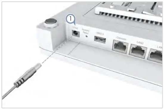 (Optional) Connect Power Adapter