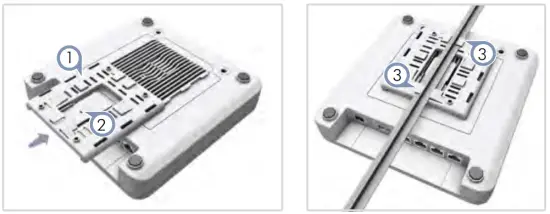 Mounting on a Suspended Ceiling T-Bar