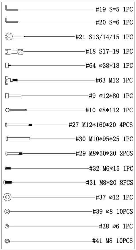 LIFESPAN Magnetic Rowing Machine - TOOL BAG