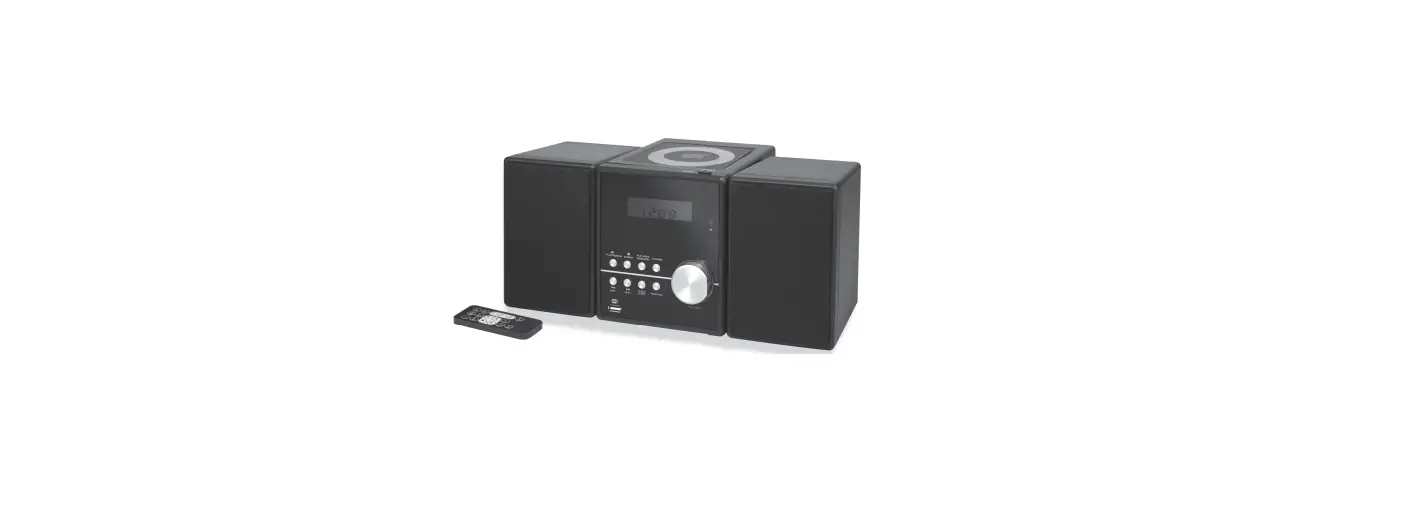 Sylvania Srcd804bt-b Bluetooth Cd Microsystem With Fm Radio Instruction Manual