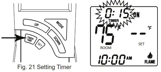 SKYTECH 3003 Fireplace Remote Control Replacement Handset - figure 6