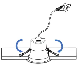 martec TLRD3459WD 9W Tricolour LED Downlight Matt - fig5