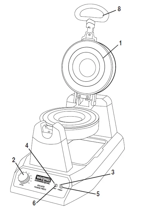 WARING-COMMERCIAL-WICSP180-Gelato-Panini-Press-2WARING-COMMERCIAL-WICSP180-Gelato-Panini-Press-2