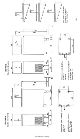 Installation drawing