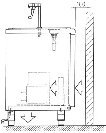 Air circulation condenser