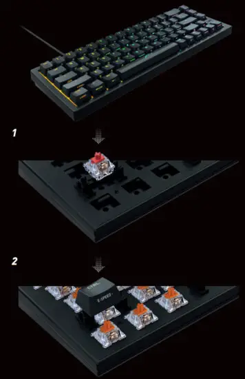 Xtrfy K5 Compact 65% Mechanical Gaming Keyboard - figure 29