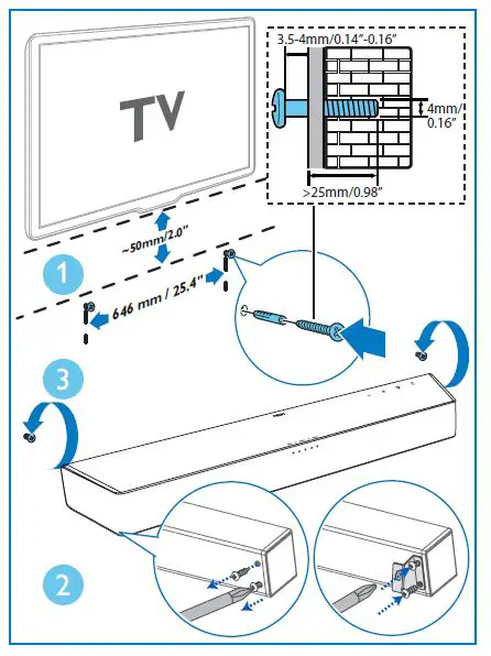 PHILIPS TAB5706 5000 Series Soundbar 2.1 With Built-in Subwoofer fig 8