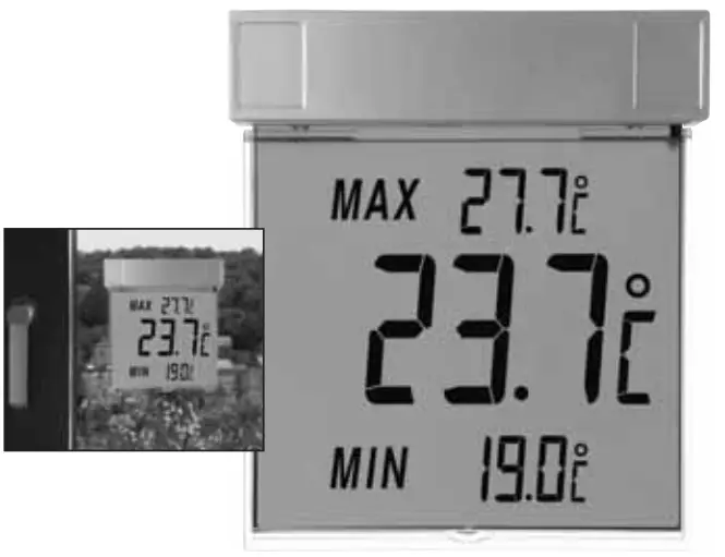 TFA 301025 Digit Window Thermometer