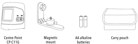 CENTRE POINT CP C11G Crossline Laser Level - fig