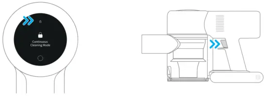 dreame V12 Pro Cordless Stick Vacuum - Continuous Cleaning Mode