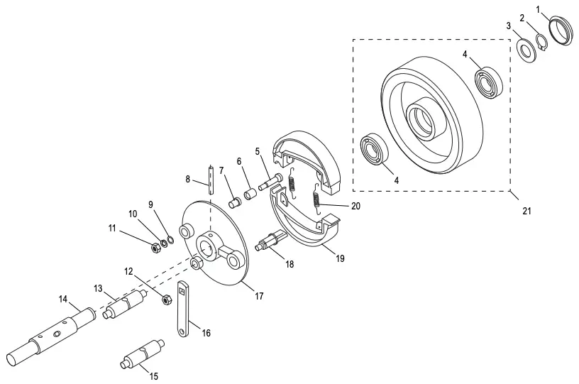 PARKING BRAKE DIAGRAM