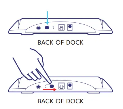 Turn on dock