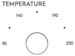 Select a TEMPERATURE