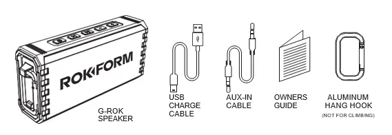 ROKFORM-G-ROK-Portable-Golf-Speaker-Magnetic-Wireless-Speaker-IPX7-Waterproof-fig-1