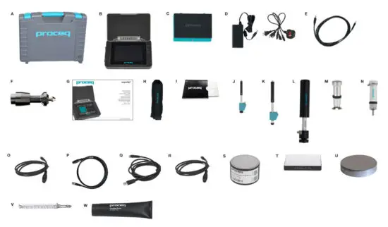 proceq 54257 Equotip 2 Portable Hardness Tester - in the box