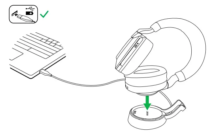 Jabra EVOLVE2 85 100% VoIP Headset - Charge