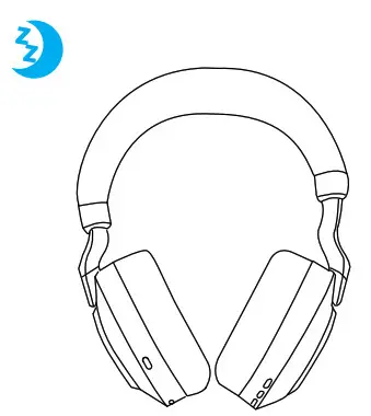 Jabra EVOLVE2 85 100% VoIP Headset - Sleep mode