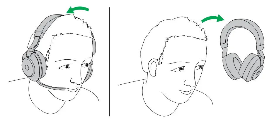 Jabra EVOLVE2 85 100% VoIP Headset - detection