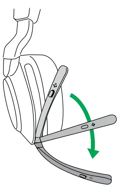 Jabra EVOLVE2 85 100% VoIP Headset - microphone