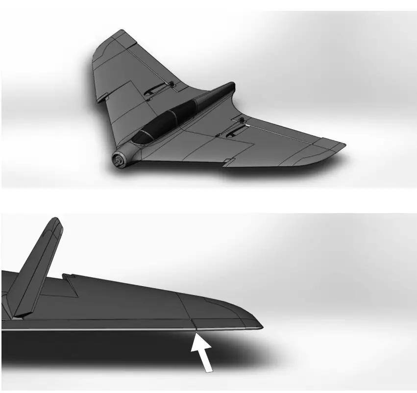 HORNET RC Plane - Fig. 2 Main wing panel.--