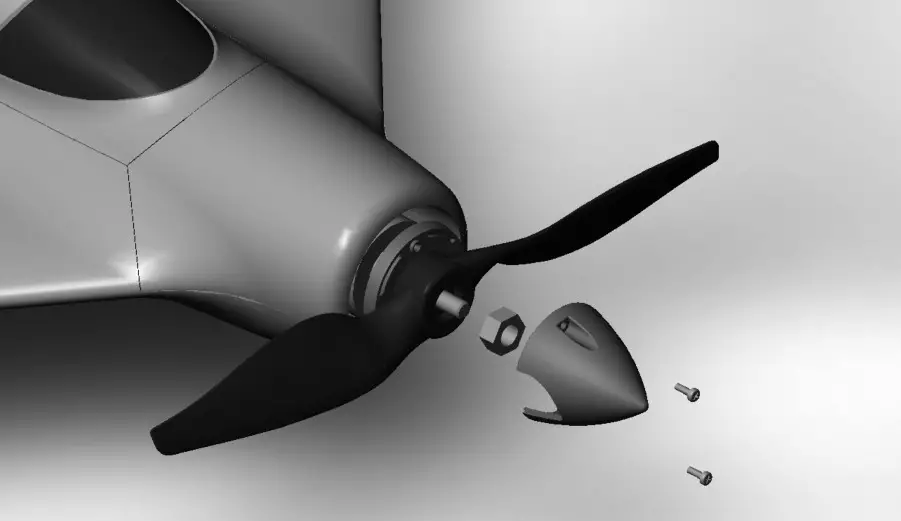 HORNET RC Plane -ssembly the landing gear-